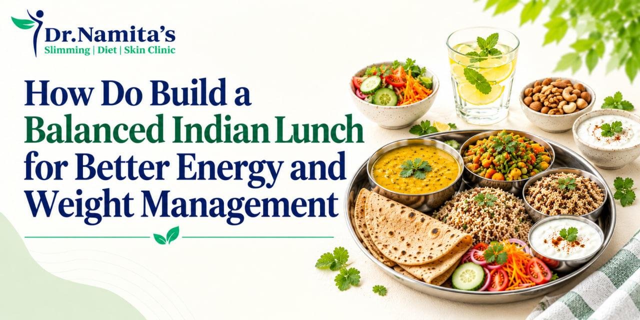 Balanced Indian Lunch for Energy and Weight Management